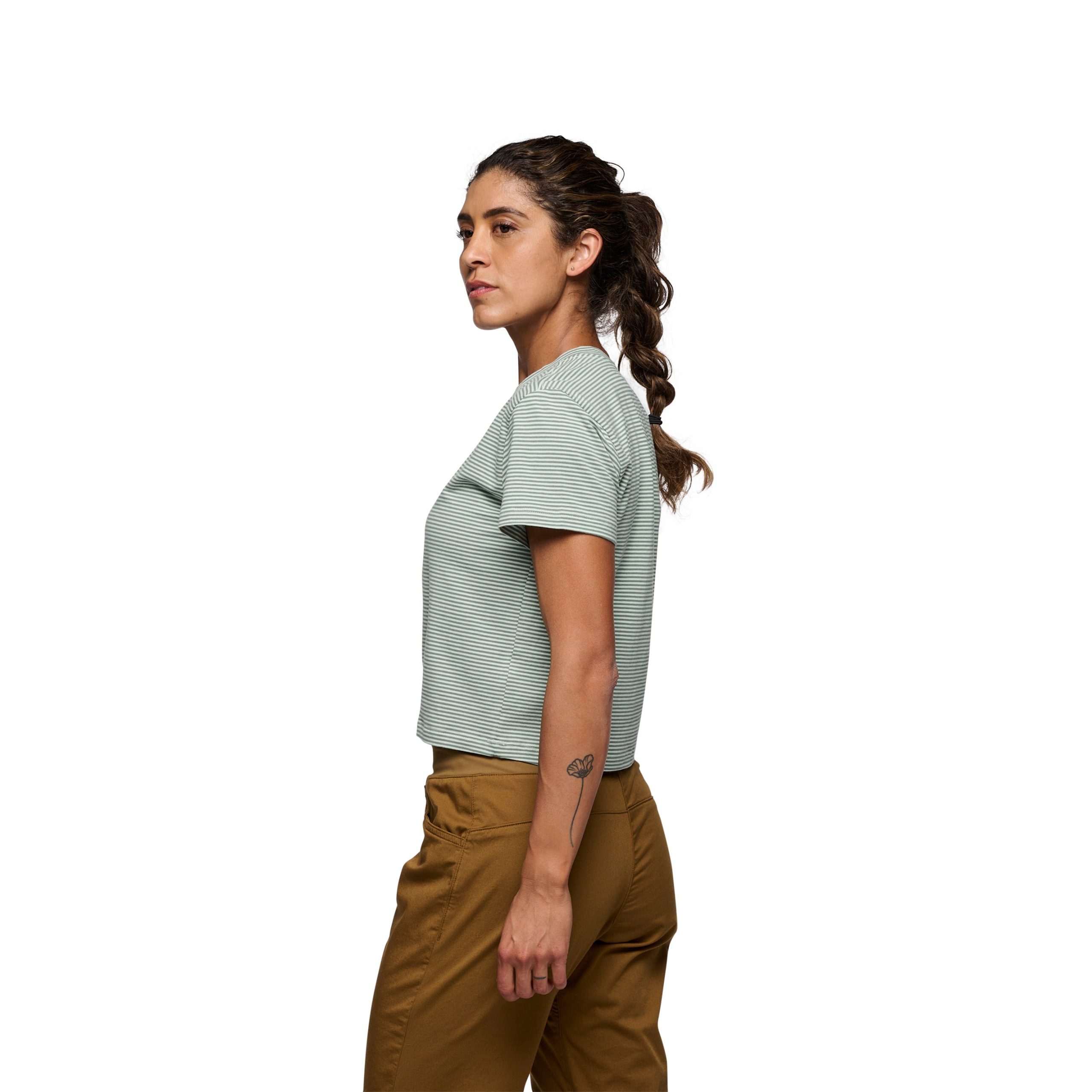 Women's BD Stripe Crop Short Sleeve Tee - Image 5