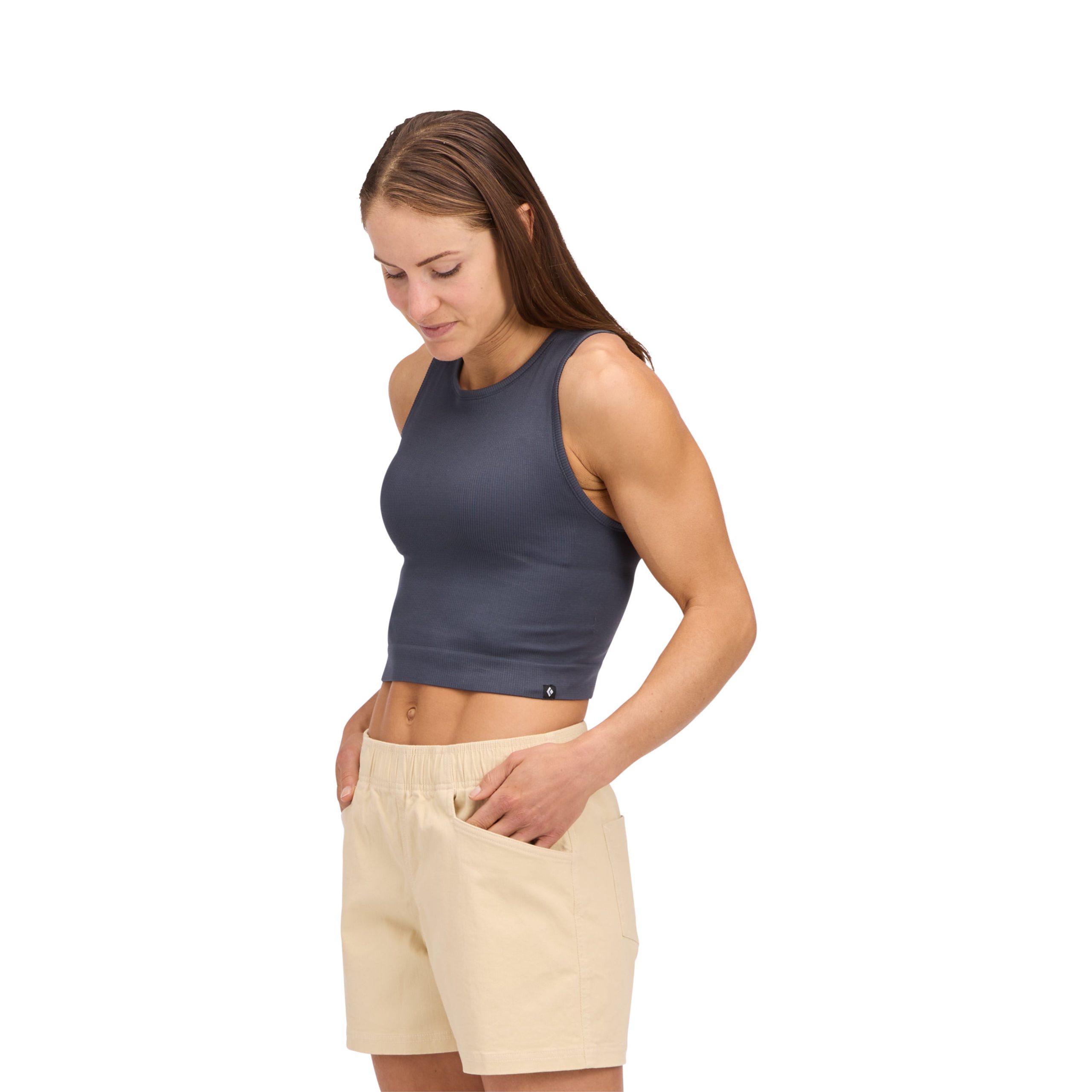 Women's Seamless Rib Tank - Image 2