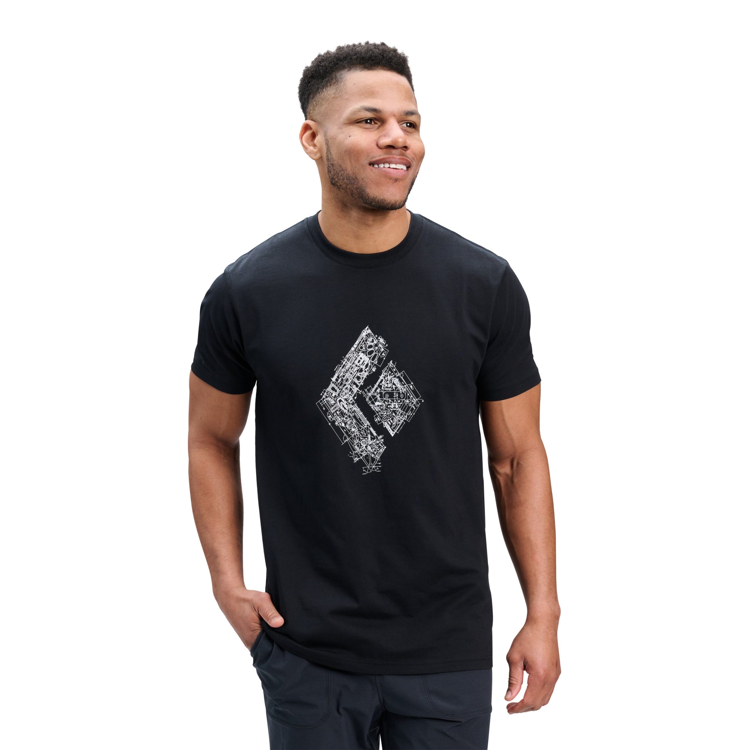 Men's Engineered Diamond Short Sleeve Tee - Image 6