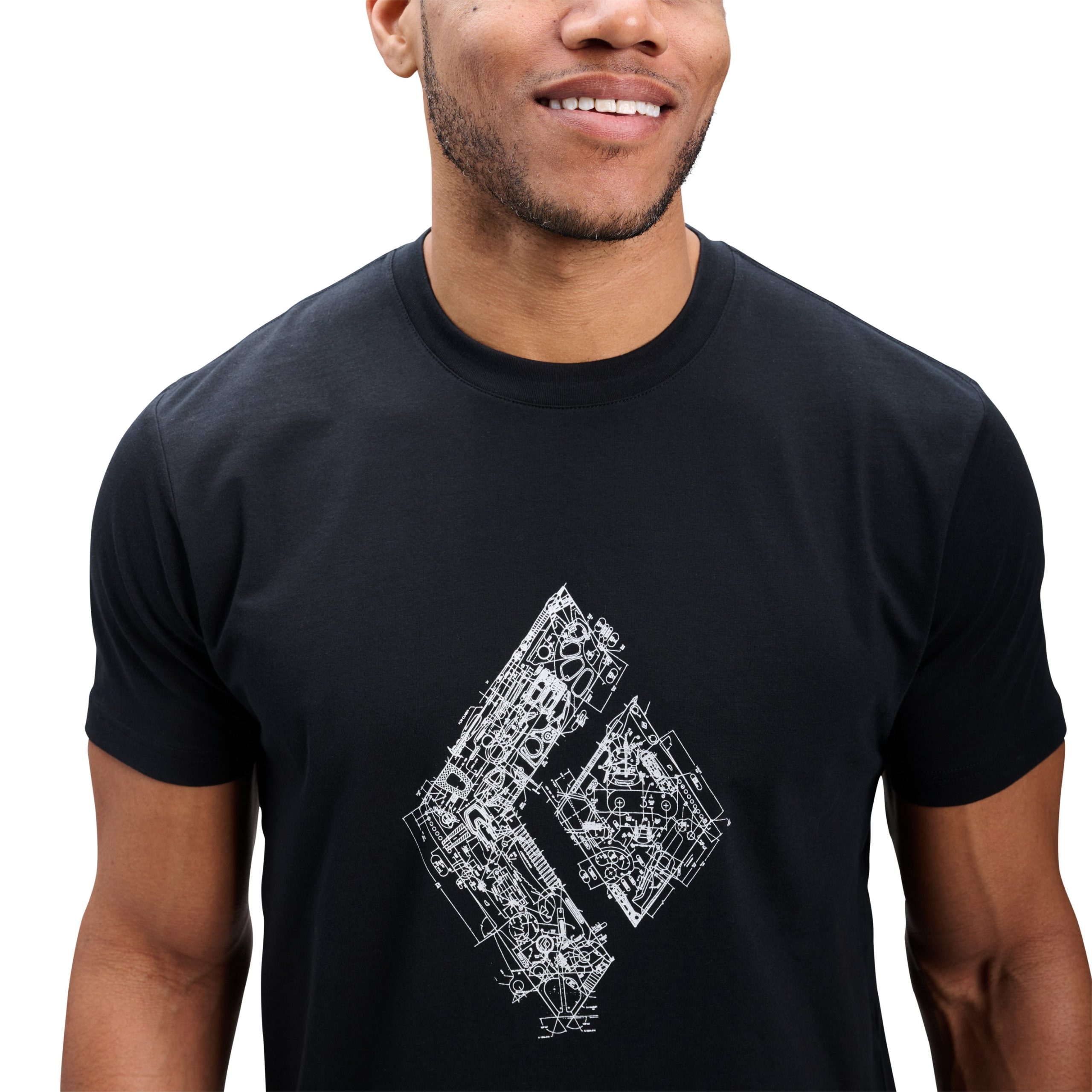 Men's Engineered Diamond Short Sleeve Tee - Image 9