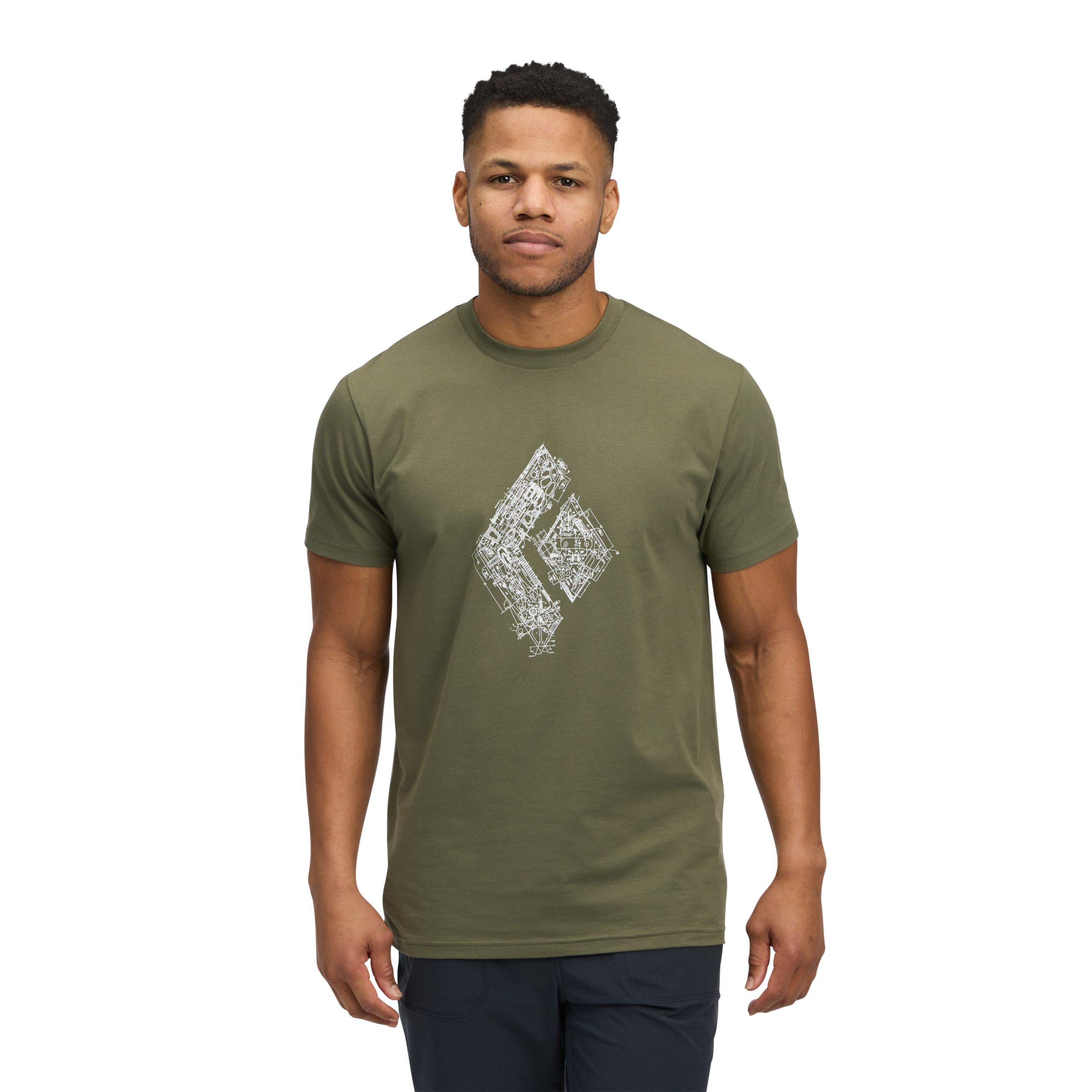 Men's Engineered Diamond Short Sleeve Tee - Image 13