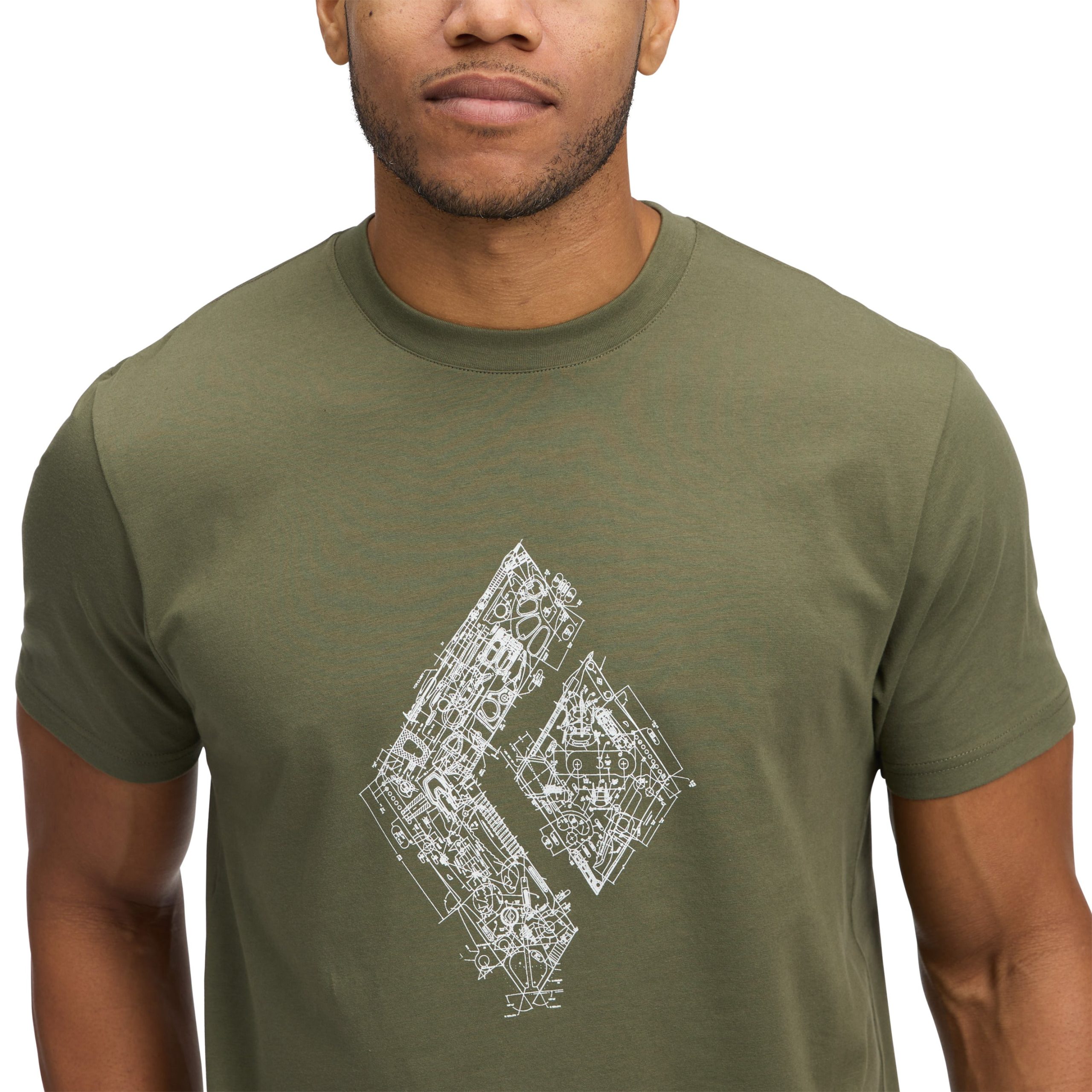 Men's Engineered Diamond Short Sleeve Tee - Image 16